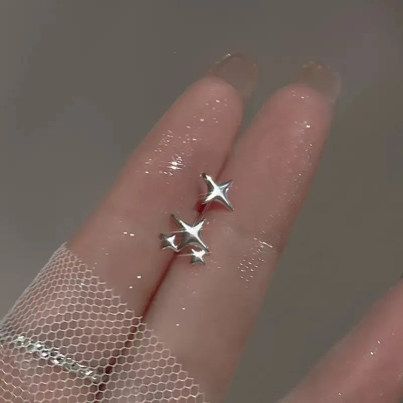 Peris Gems silver Silver Shooting Star Stud Earrings for Women SHEIN Amazon Temu