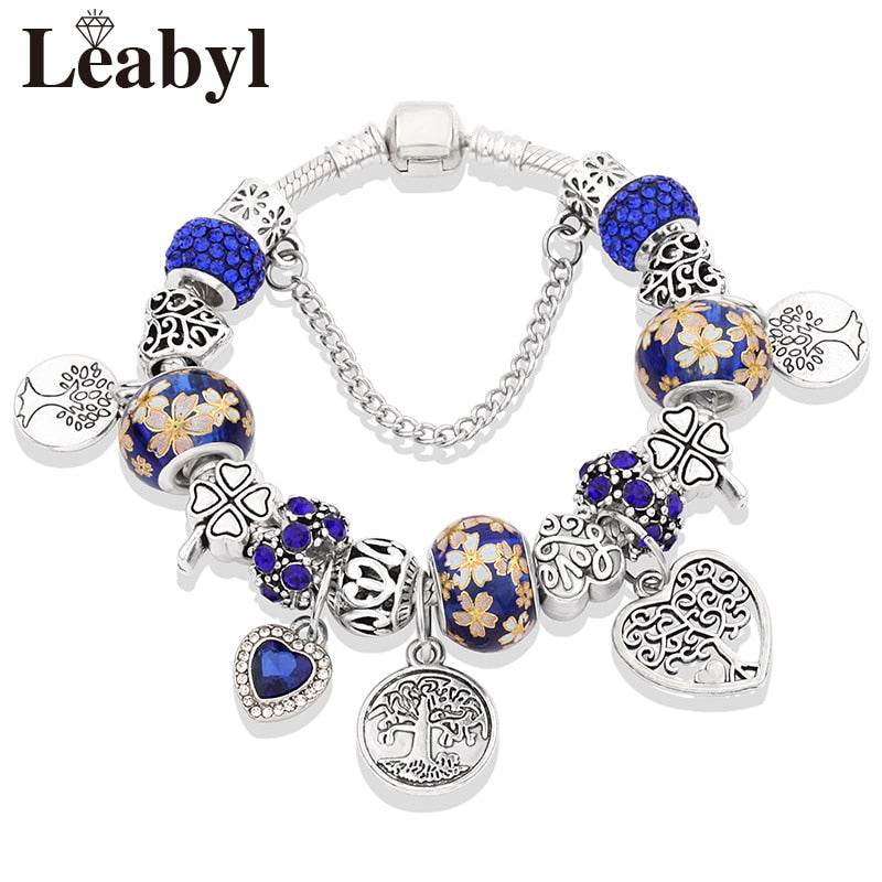 Peris Gems Silver Tree of Life Bracelet Unisex | Green Charms SHEIN Amazon Temu