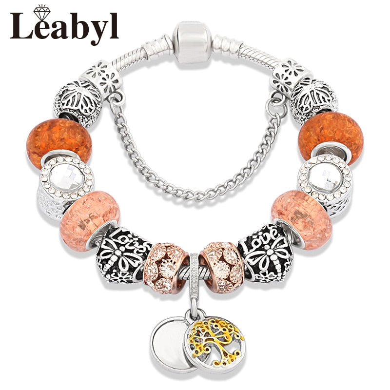 Peris Gems Silver Tree of Life Bracelet Unisex | Green Charms SHEIN Amazon Temu