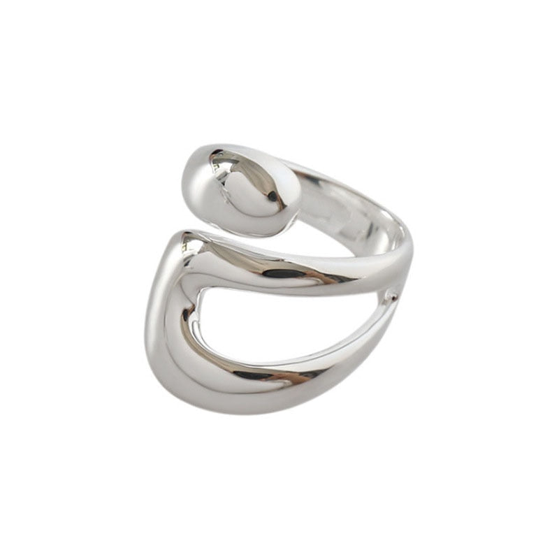 Peris Gems Silver Waterdrop Shaped Rings for Women SHEIN Amazon Temu