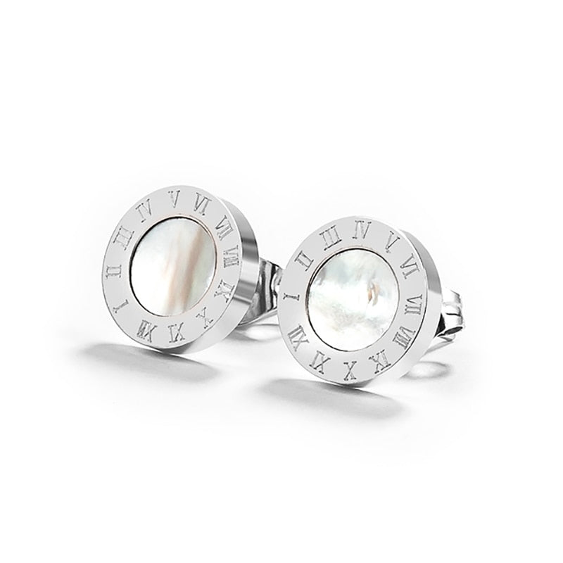 Peris Gems Silver White Diamond Stud Earrings for Women | Small Crystal Earrings SHEIN Amazon Temu