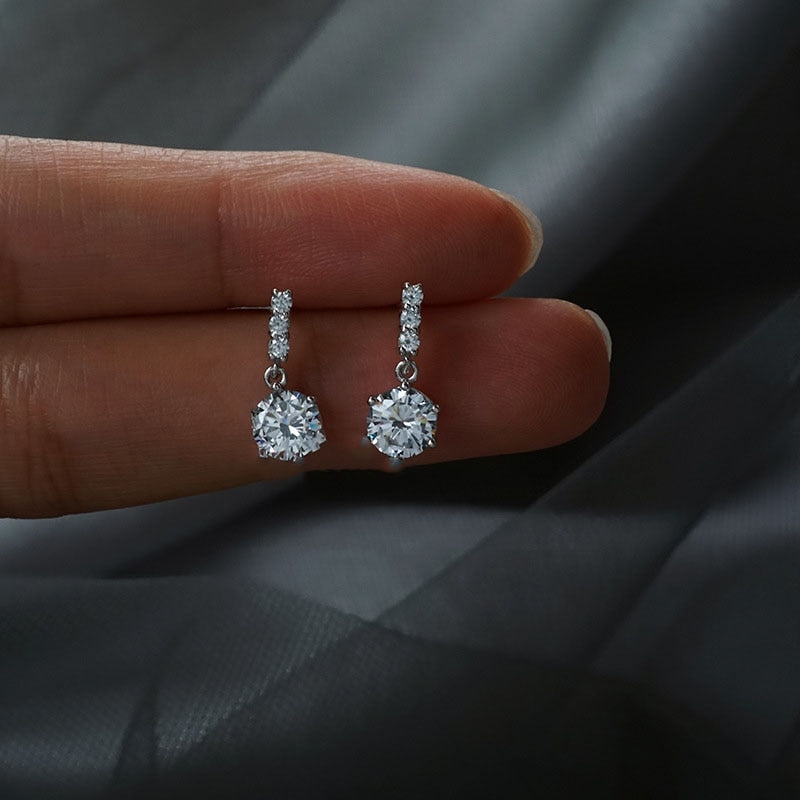 Peris Gems Silver20 Diamond Stud Earrings for Women | Gold Earrings SHEIN Amazon Temu
