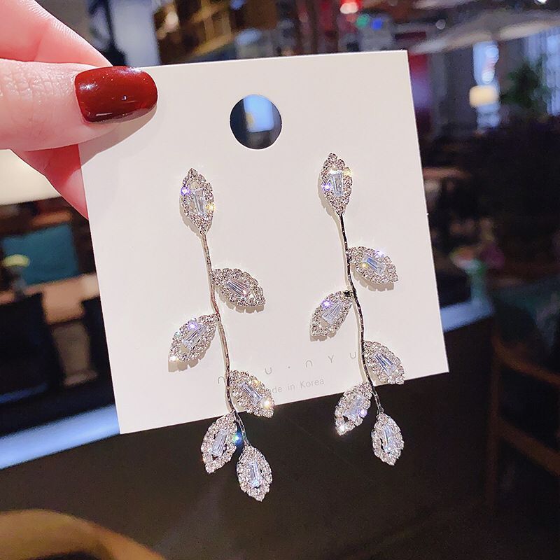 Peris Gems silvery 03 1 Long Diamond Tassel Earrings for Women | Party Jewelry SHEIN Amazon Temu