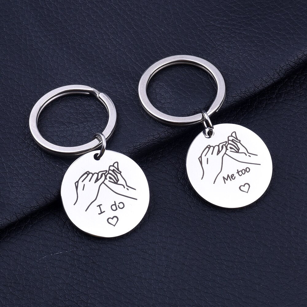 Peris Gems Sisters By Heart Engraving Stainless BFF Keychains for Women SHEIN Amazon Temu