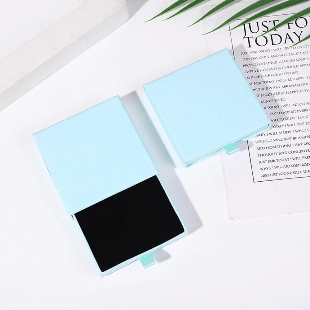Peris Gems Sky Blue Thick Kraft Paper Drawer Jewelry Display Storage Box SHEIN Amazon Temu