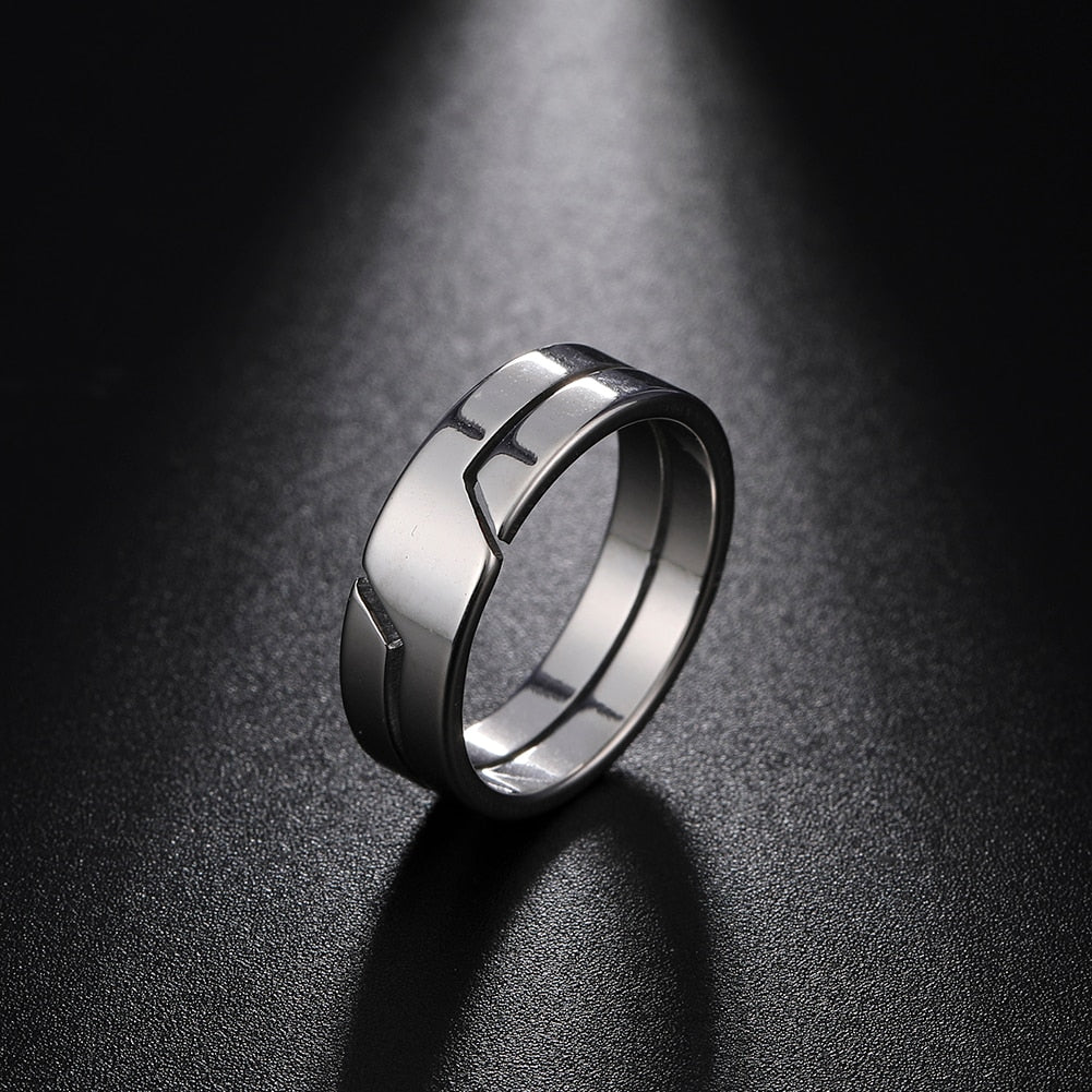 Peris Gems Skyrim Style Stainless Steel Rings - Men Women Casual Jewelry Rings SHEIN Amazon Temu