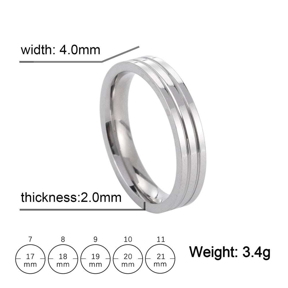 Peris Gems Skyrim Style Stainless Steel Rings - Men Women Casual Jewelry Rings SHEIN Amazon Temu
