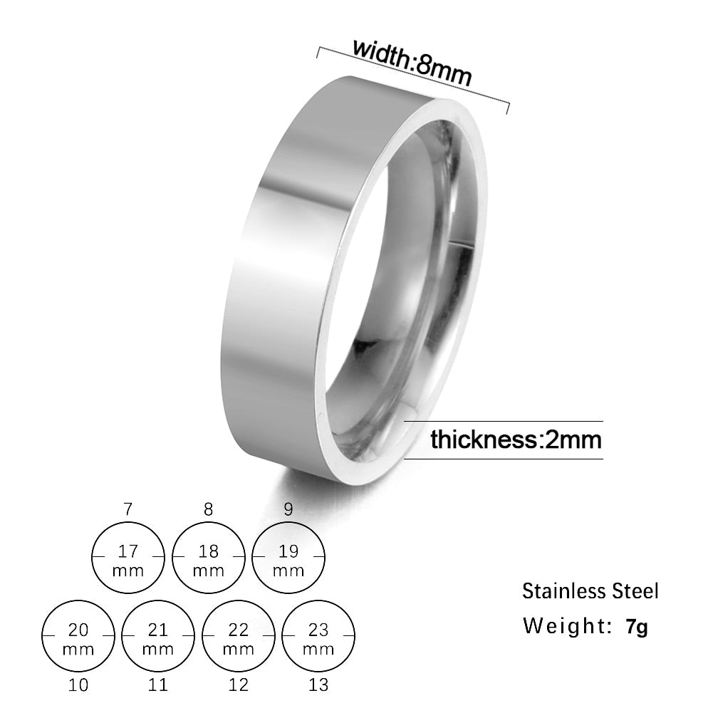 Peris Gems Skyrim Style Stainless Steel Rings - Men Women Casual Jewelry Rings SHEIN Amazon Temu