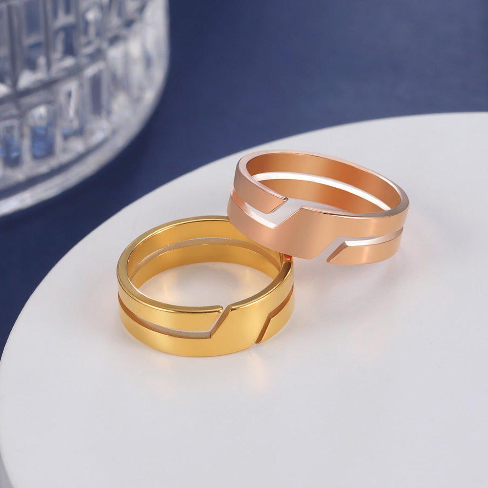 Peris Gems Skyrim Style Stainless Steel Rings - Men Women Casual Jewelry Rings SHEIN Amazon Temu