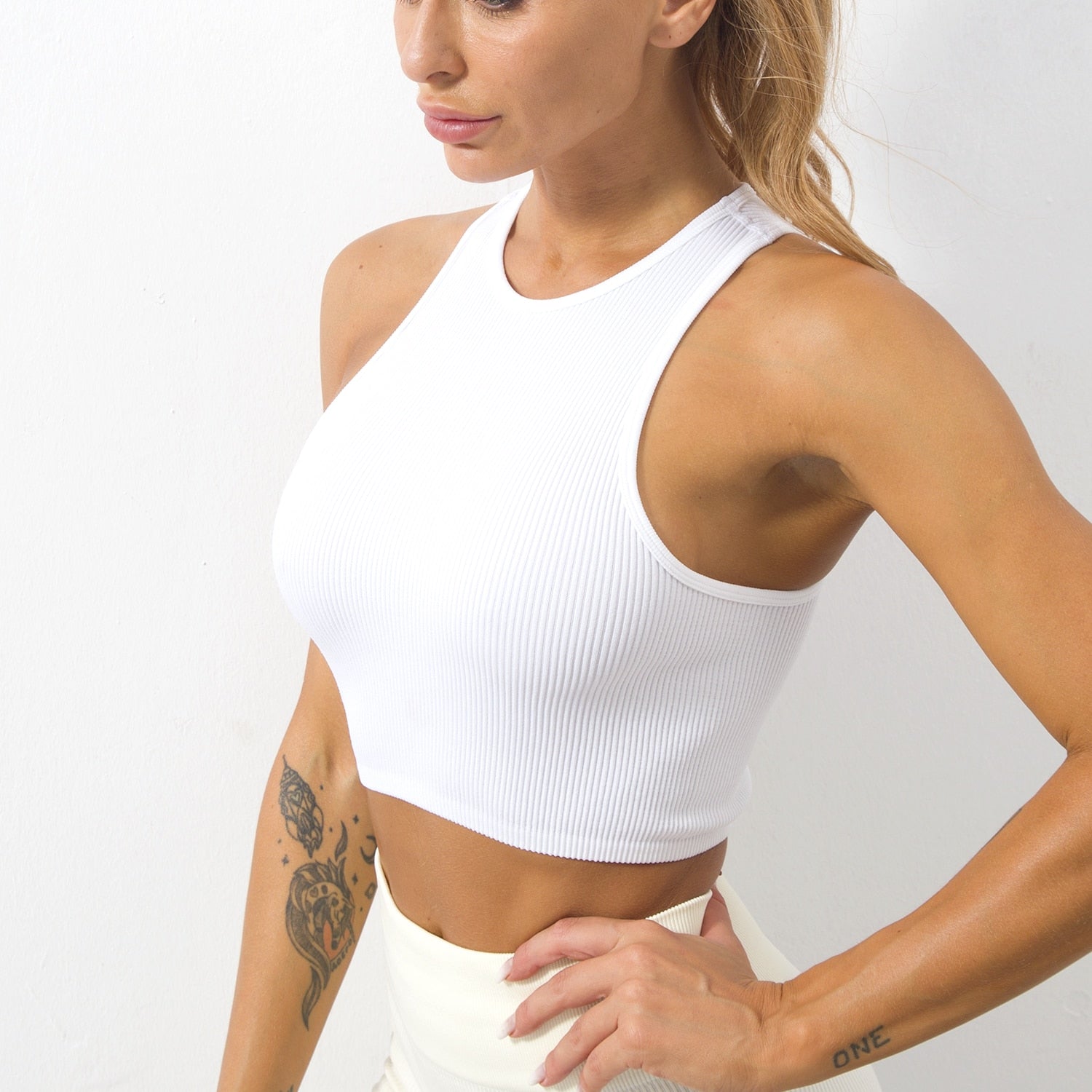 Peris Gems Sleeveless Gym Tops for Women | Seamless Breathable Sports Tops SHEIN Amazon Temu