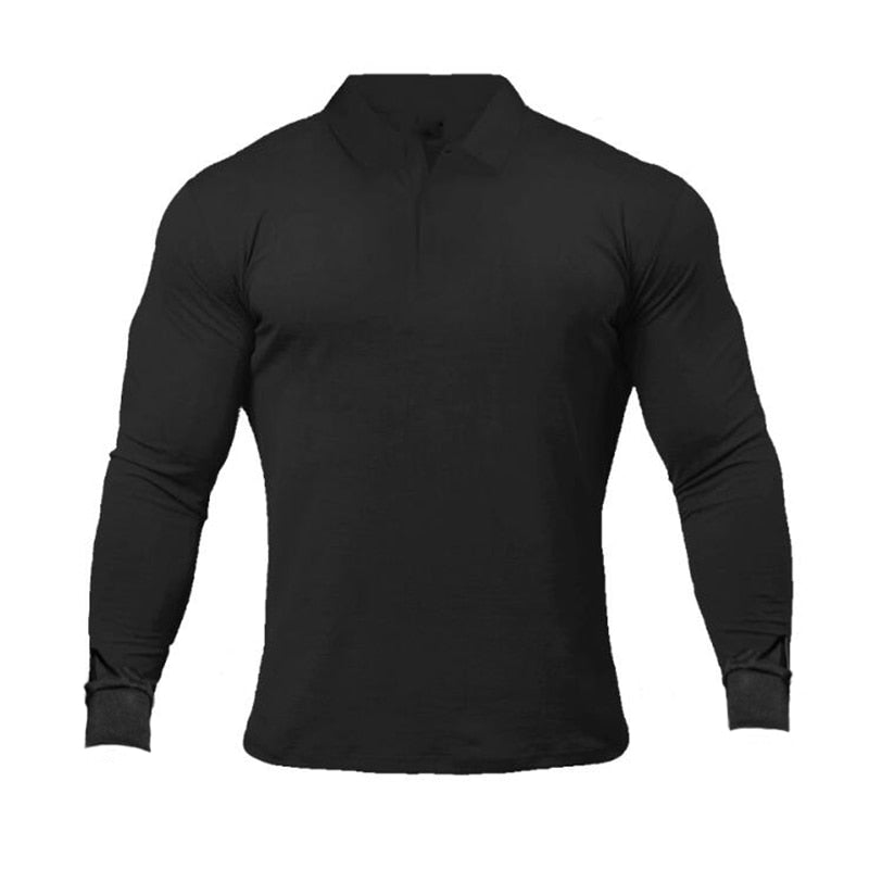 Peris Gems Slim Collared Pop Long Sleeve Shirt for Men | Solid Muscle Shirt Slim Collared Pop Long Sleeve Shirt for Men | Muscle Shirt SHEIN Amazon Temu