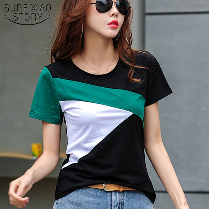Peris Gems Slim Summer Round Neck Shirt for Women | Women&
