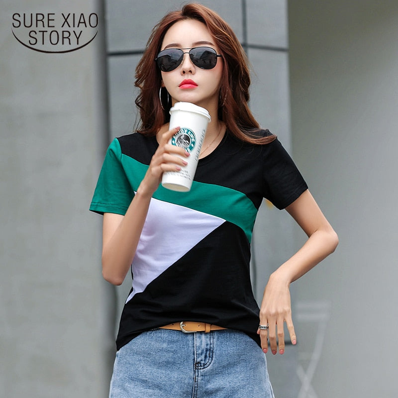 Peris Gems Slim Summer Round Neck Shirt for Women | Women&