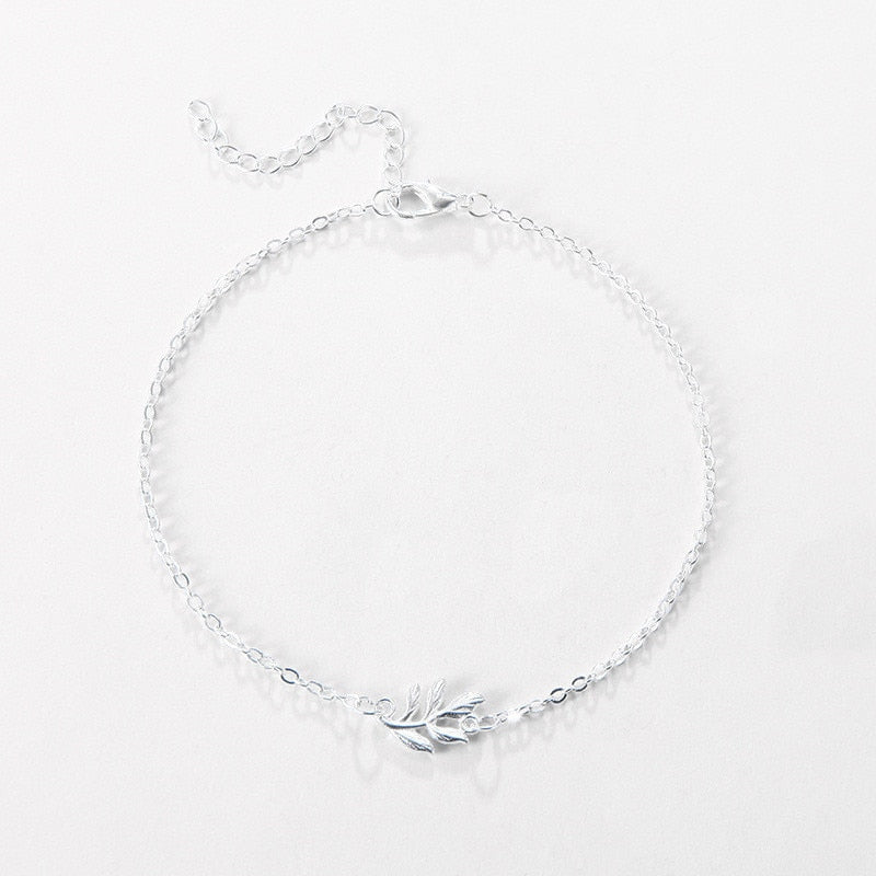 Peris Gems SLIVER Leaf Chain Anklet for Women | Gold Boho Anklets SHEIN Amazon Temu