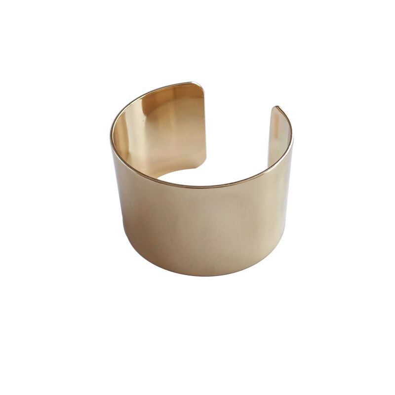 Peris Gems Smooth Round Cuff Bracelet for Women | Metallic Gold Party Bracelet for Women SHEIN Amazon Temu