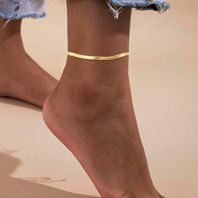 Peris Gems Snake Chain Anklet for Women | Stainless Beach Ankle Bracelet for Women SHEIN Amazon Temu
