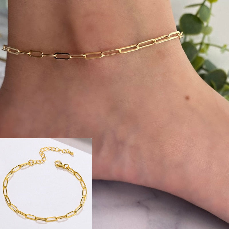 Peris Gems Snake Chain Anklet for Women | Stainless Beach Ankle Bracelet for Women SHEIN Amazon Temu