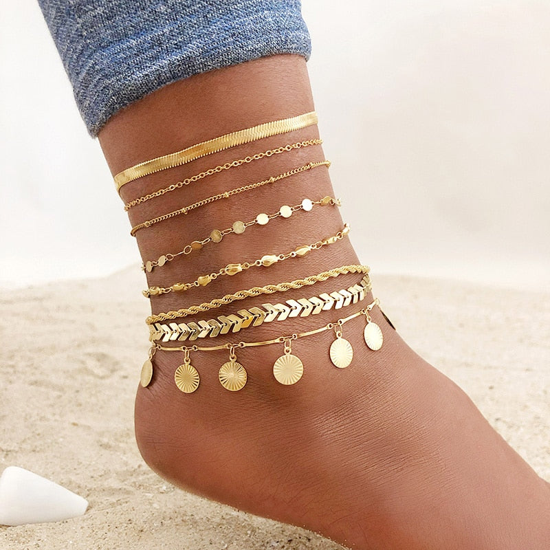 Peris Gems Snake Chain Anklet for Women | Stainless Beach Ankle Bracelet for Women SHEIN Amazon Temu