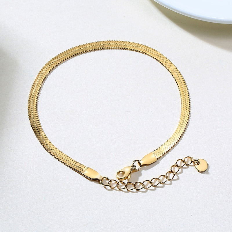 Peris Gems Snake Chain Anklet for Women | Stainless Beach Ankle Bracelet for Women SHEIN Amazon Temu