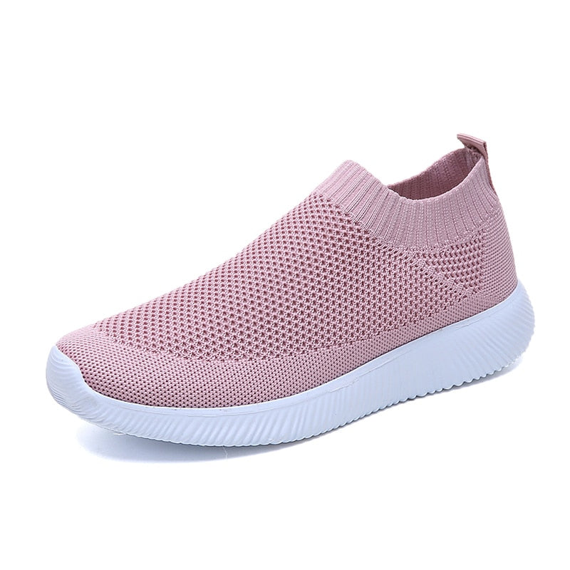 Peris Gems Soft Knitted Mesh Slip-On Shoes for Women | Comfortable Walking Shoe Soft Knitted Mesh Slip-On Shoes for Women | Walking Shoe SHEIN Amazon Temu
