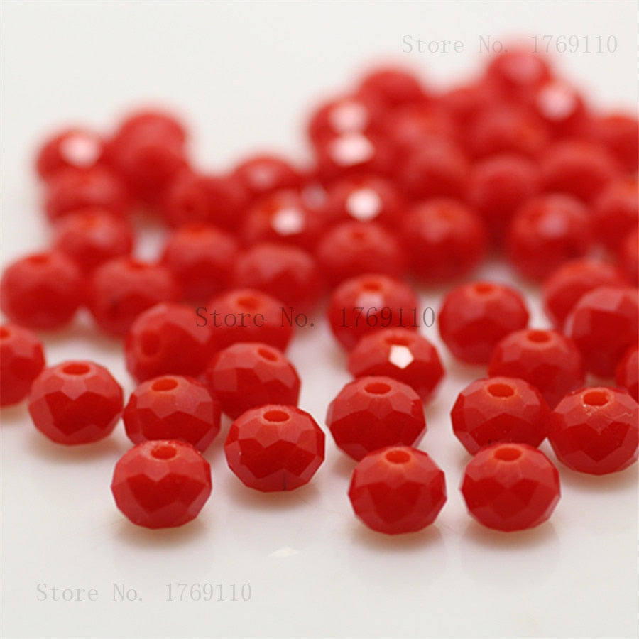 Peris Gems solid red / 2mm 170pcs Per Bag Crystal Beads for Jewelry Making | DIY Round Beads SHEIN Amazon Temu