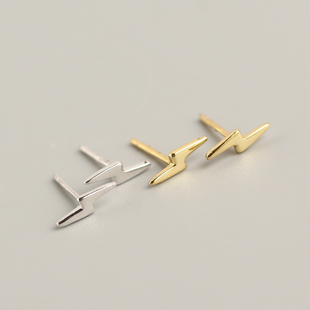 Peris Gems Sparkling Mini Lightning 925 Silver Stud Earrings for Women SHEIN Amazon Temu