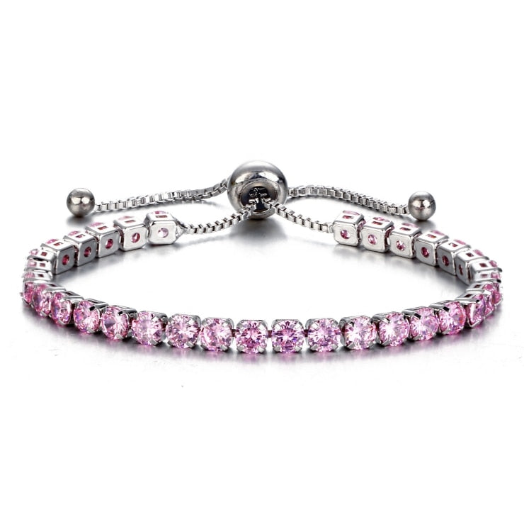 Peris Gems Spink Gold Diamond Tennis Bracelets for Women | Iced Out Chain Bracelets SHEIN Amazon Temu
