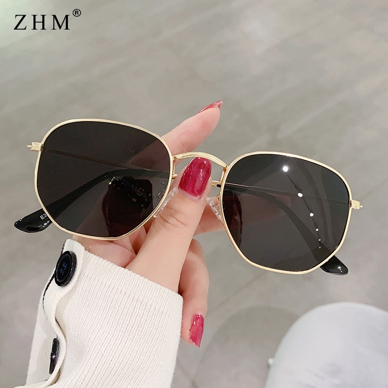 Peris Gems Square Metal Frame Pilot Sunglasses Unisex | Gold and Silver SHEIN Amazon Temu