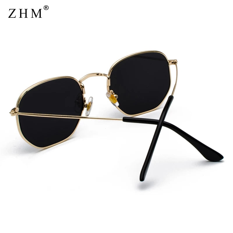 Peris Gems Square Metal Frame Pilot Sunglasses Unisex | Gold and Silver SHEIN Amazon Temu