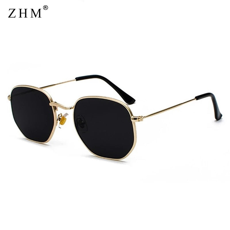 Peris Gems Square Metal Frame Pilot Sunglasses Unisex | Gold and Silver SHEIN Amazon Temu