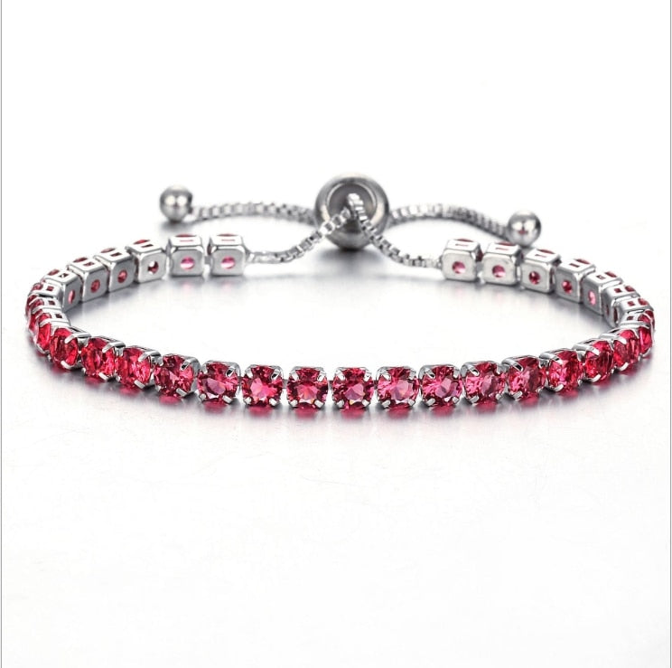 Peris Gems Sred Gold Diamond Tennis Bracelets for Women | Iced Out Chain Bracelets SHEIN Amazon Temu