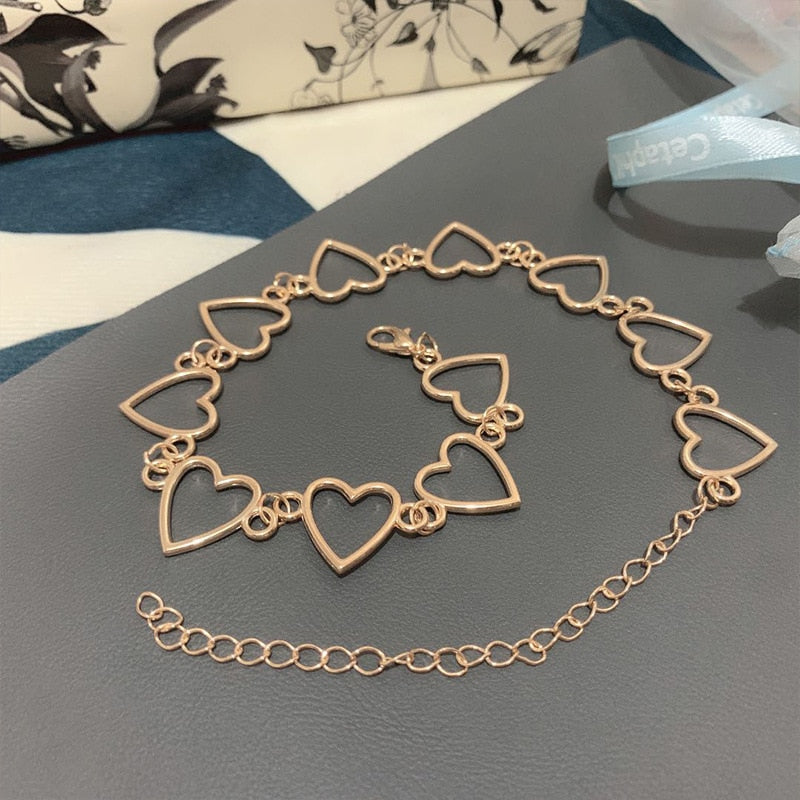 Peris Gems Stacked Hollow Heart Love Choker Necklace for Women SHEIN Amazon Temu