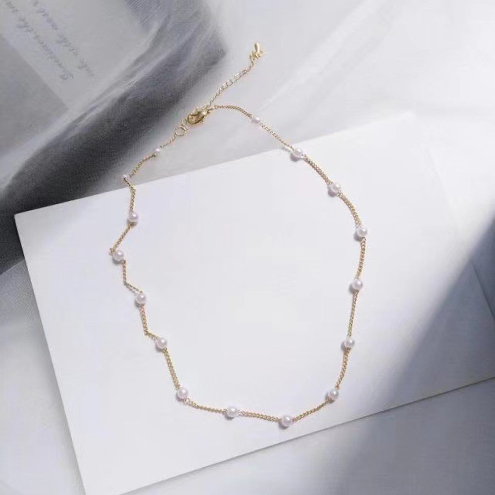 Peris Gems Stacked Multilayered White Pearl Necklace for Women SHEIN Amazon Temu