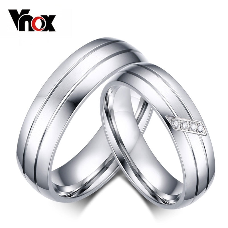 Peris Gems Stacked Stainless Steel Diamond Rings Unisex | Cubic Zircon Ring Stacked Stainless Steel Diamond Rings Unisex | Cubic Zircon SHEIN Amazon Temu