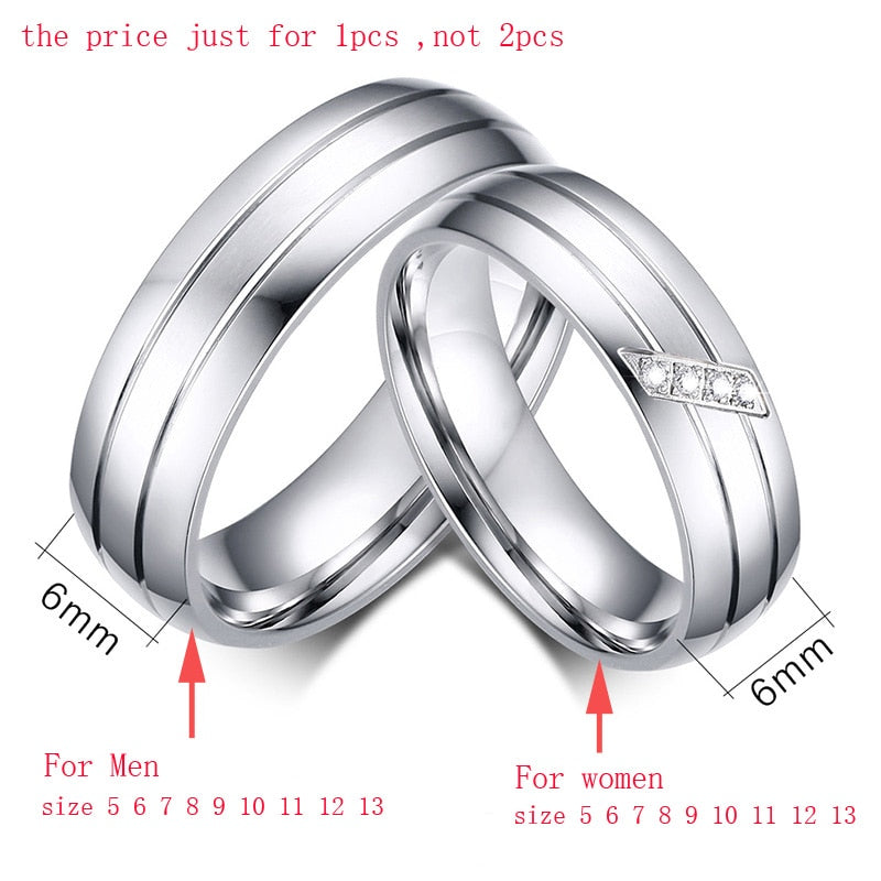 Peris Gems Stacked Stainless Steel Diamond Rings Unisex | Cubic Zircon Ring Stacked Stainless Steel Diamond Rings Unisex | Cubic Zircon SHEIN Amazon Temu