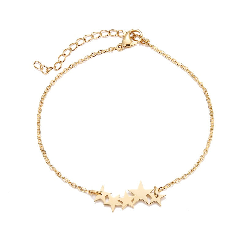 Peris Gems Stacked Stars Chain Bracelet for Women | Delicate Bracelet SHEIN Amazon Temu