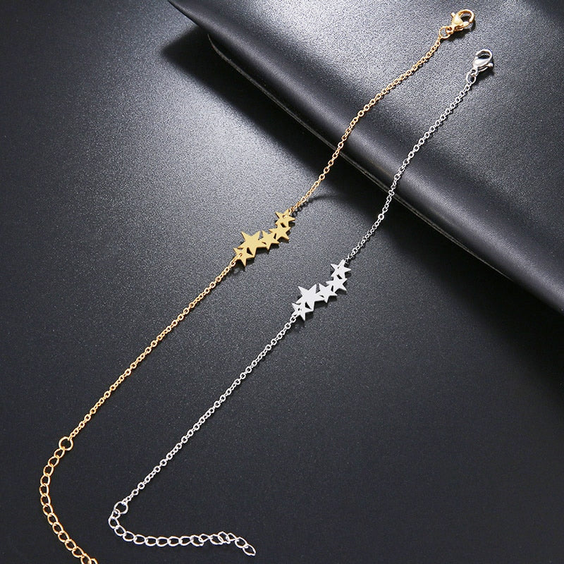 Peris Gems Stacked Stars Chain Bracelet for Women | Delicate Bracelet SHEIN Amazon Temu