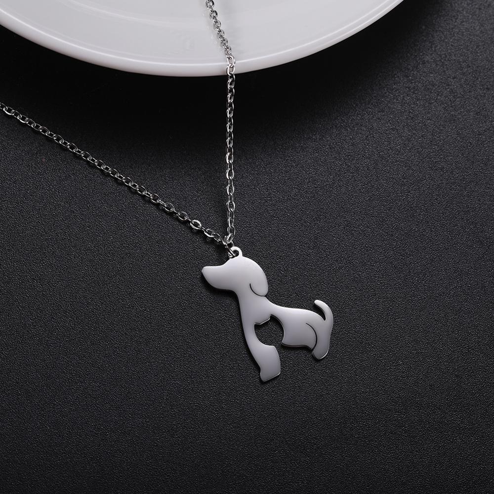 Peris Gems Stainless Dog Shaped Pendant Necklace for Women SHEIN Amazon Temu