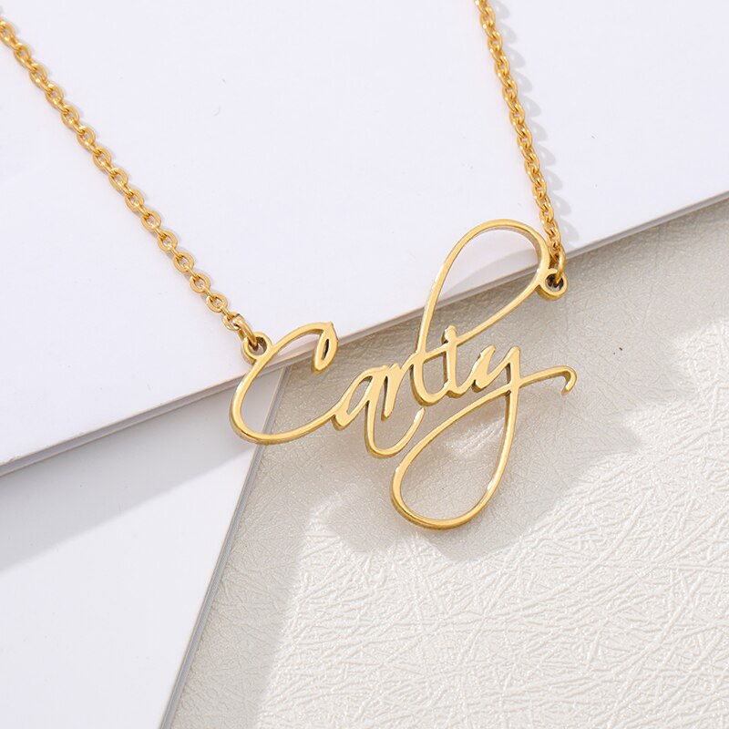 Peris Gems Stainless Heart Custom Name Pendant Necklaces Unisex SHEIN Amazon Temu