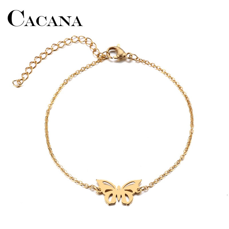 Peris Gems Stainless Steel Butterfly Bracelet for Women | Hollow Butterfly Love Bracelet Stainless Butterfly Bracelet for Women Hollow Butterfly SHEIN Amazon Temu