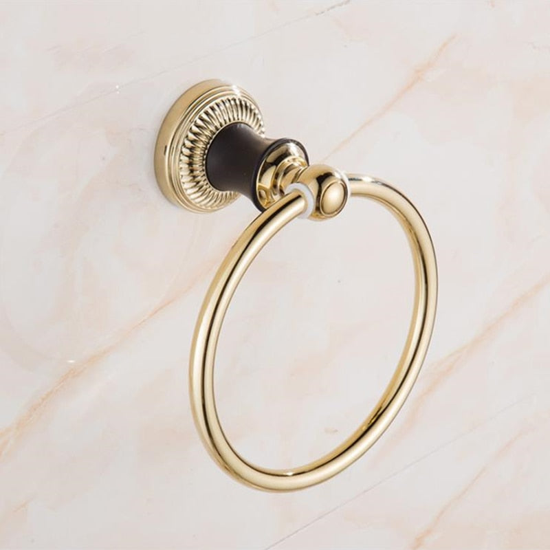 Peris Gems Stainless Steel Rose Gold/Gold Towel Ring | Towel Holder SHEIN Amazon Temu