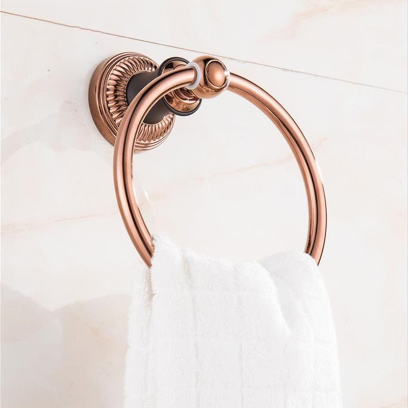 Peris Gems Stainless Steel Rose Gold/Gold Towel Ring | Towel Holder SHEIN Amazon Temu