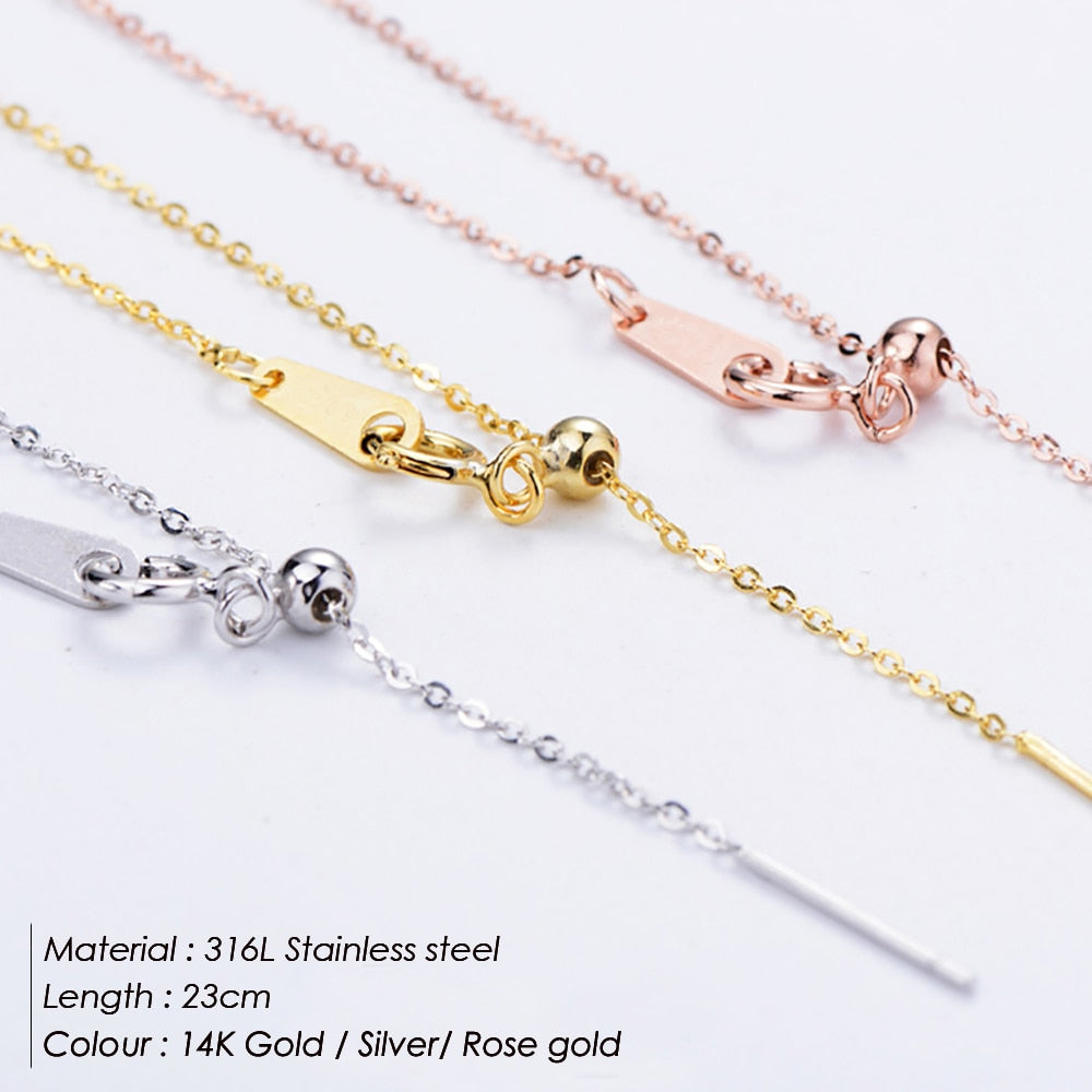 Peris Gems Stainless Steel Snake Chain Anklet for Women SHEIN Amazon Temu