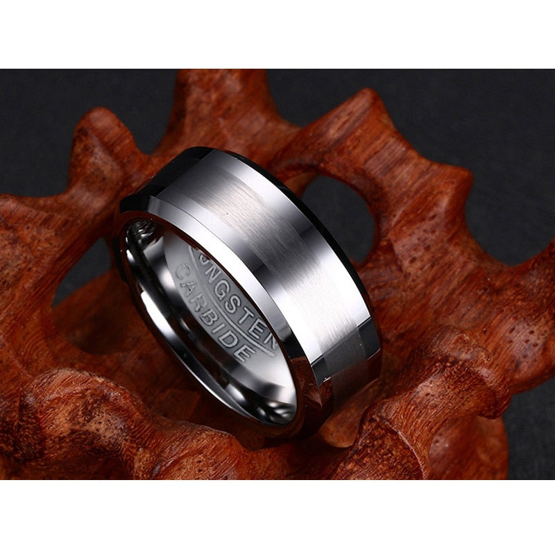 Peris Gems Stainless Tungsten Carbide Wedding Ring for Men SHEIN Amazon Temu