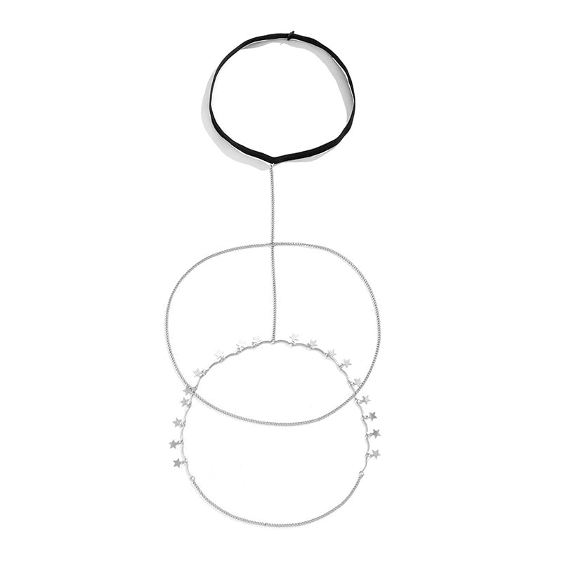 Peris Gems Star Body Thigh Body Chain - Double-Layer Metal Thigh Jewelry SHEIN Amazon Temu
