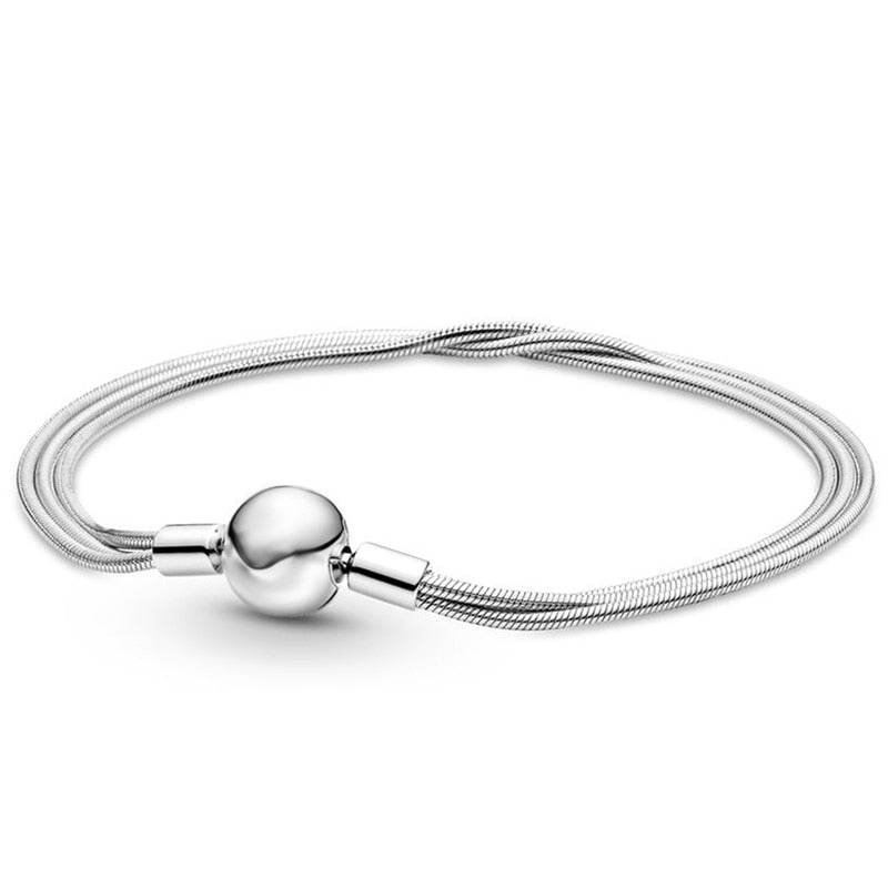Peris Gems Steel Ball / 16cm Silver Chain Charm Bracelets | Silver Love Bracelet SHEIN Amazon Temu