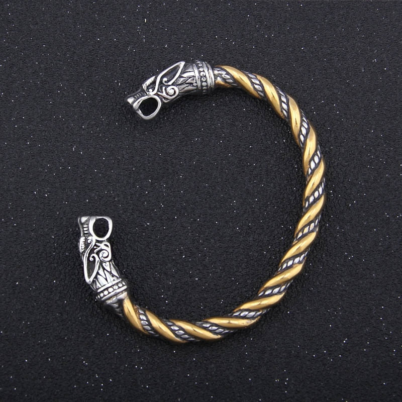Peris Gems Steel Dragon Cuff Bracelet Unisex | Stainless-Steel Viking Bangles Bracelet SHEIN Amazon Temu