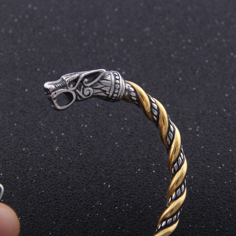 Peris Gems Steel Dragon Cuff Bracelet Unisex | Stainless-Steel Viking Bangles Bracelet SHEIN Amazon Temu