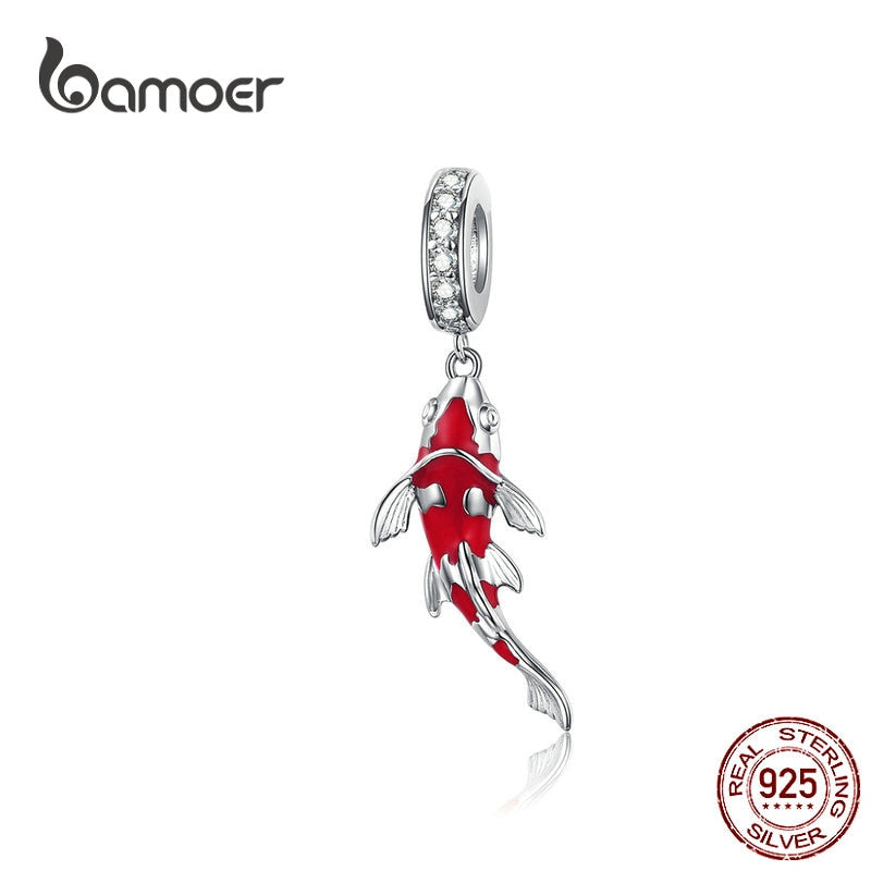 Peris Gems Sterling Silver Enamel Fish Pendant Charm for Bracelets and Necklace DIY Sterling Silver Enamel Fish Pendant Charm for DIY SHEIN Amazon Temu