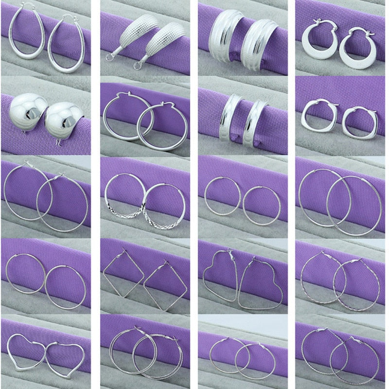 Peris Gems Sterling Silver Hoop Earrings Collection for Women SHEIN Amazon Temu